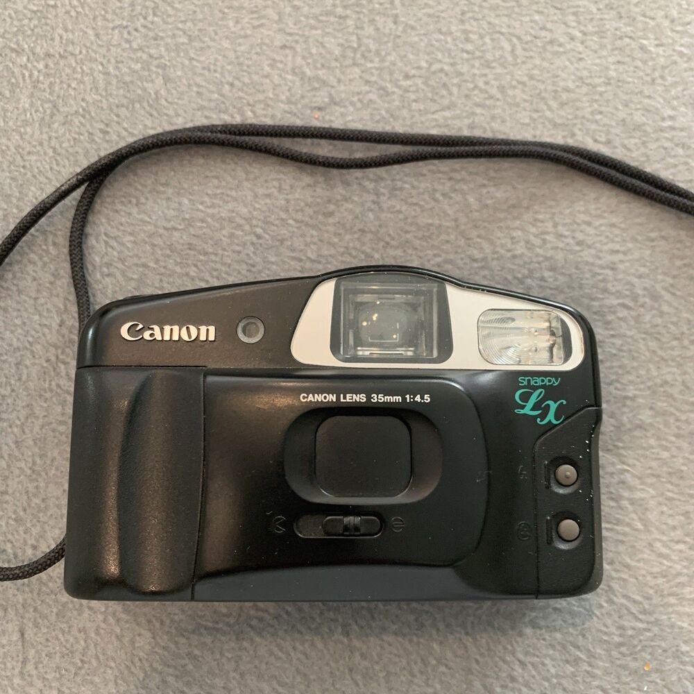 Canon Snappy LX Point & Shoot 35mm Camera VTG For Parts Or Repair